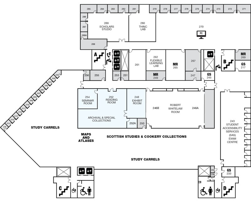 Second floor map