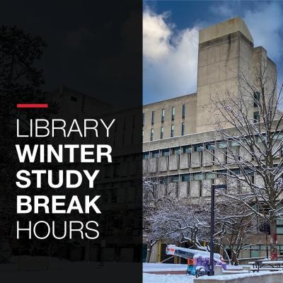Library Winter Study Break Hours