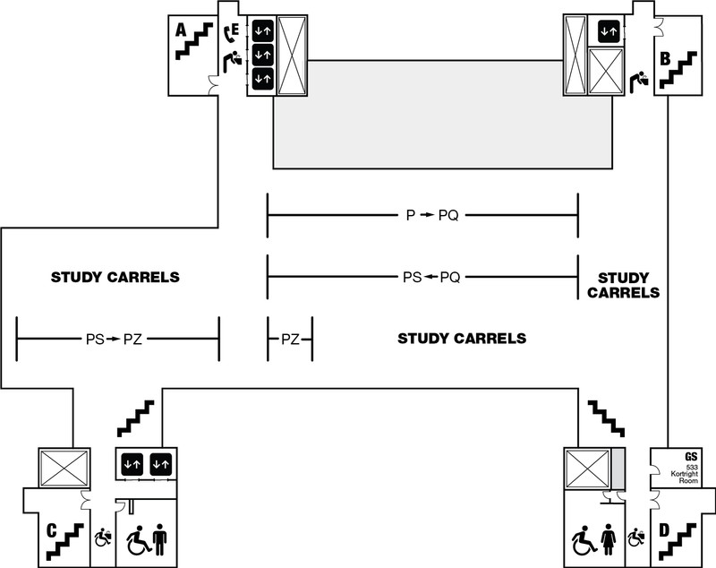 Fifth floor map